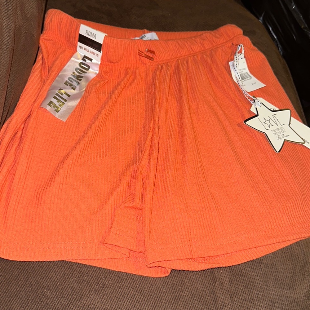 Orange shorts